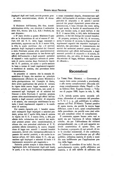 Rivista delle province bollettino dell'Unione delle province d'Italia