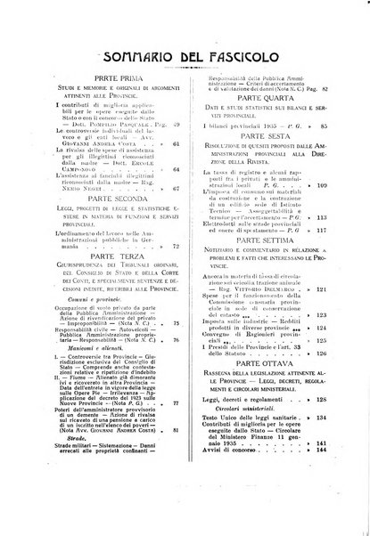 Rivista delle province bollettino dell'Unione delle province d'Italia