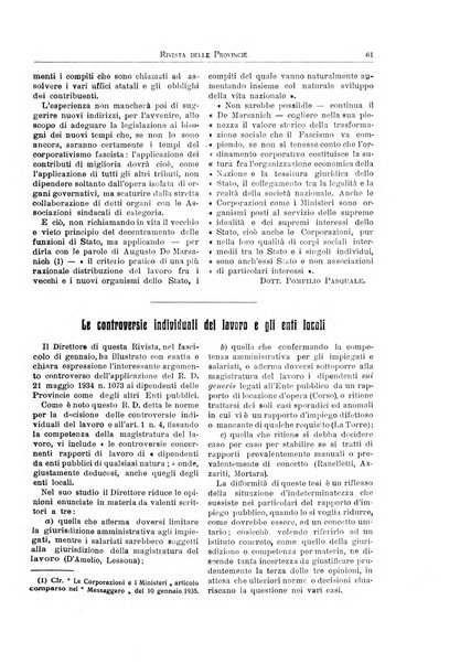 Rivista delle province bollettino dell'Unione delle province d'Italia