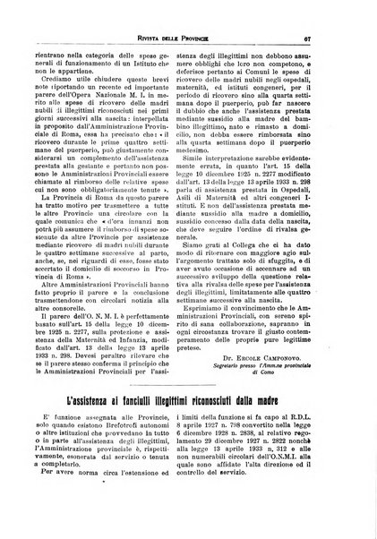 Rivista delle province bollettino dell'Unione delle province d'Italia