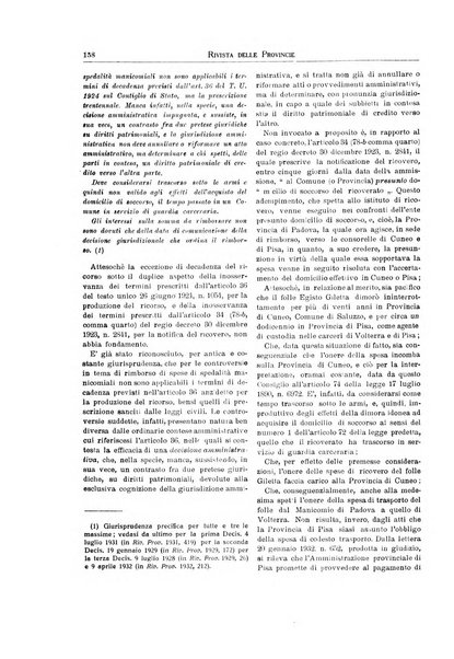 Rivista delle province bollettino dell'Unione delle province d'Italia