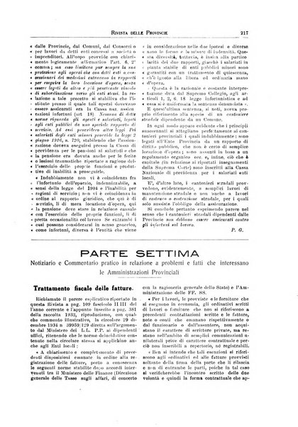 Rivista delle province bollettino dell'Unione delle province d'Italia