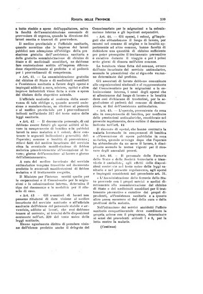 Rivista delle province bollettino dell'Unione delle province d'Italia