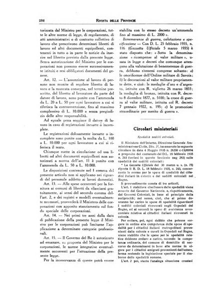 Rivista delle province bollettino dell'Unione delle province d'Italia