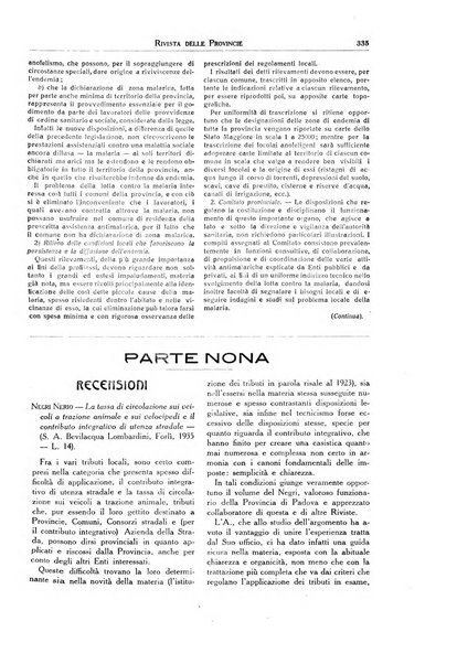 Rivista delle province bollettino dell'Unione delle province d'Italia