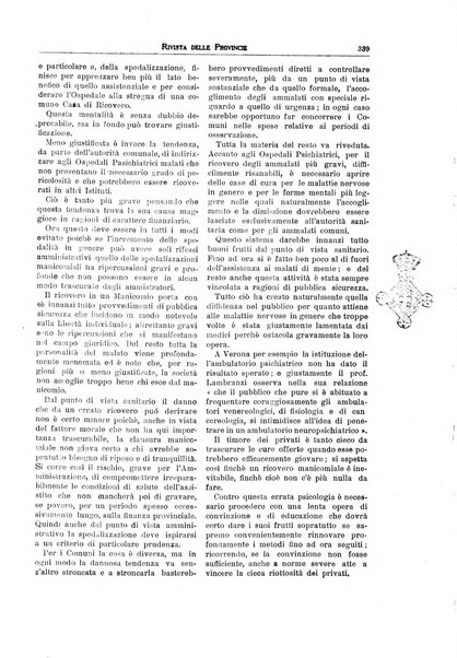 Rivista delle province bollettino dell'Unione delle province d'Italia