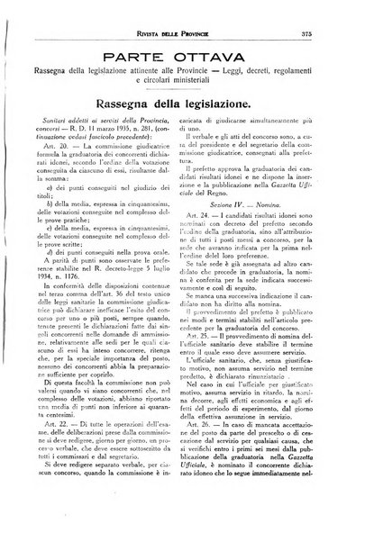 Rivista delle province bollettino dell'Unione delle province d'Italia