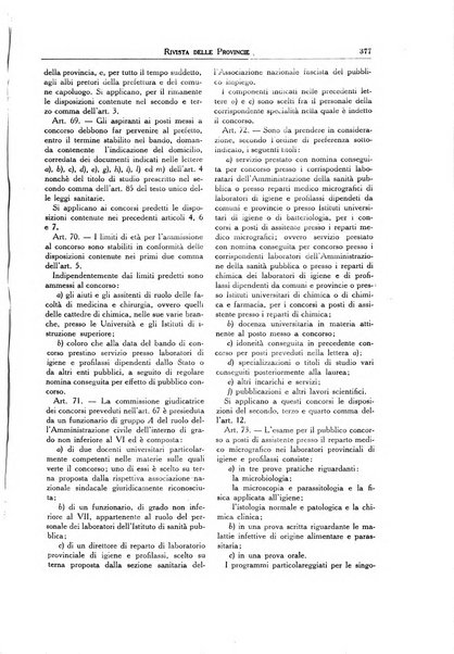 Rivista delle province bollettino dell'Unione delle province d'Italia