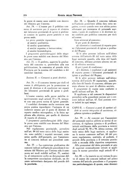 Rivista delle province bollettino dell'Unione delle province d'Italia