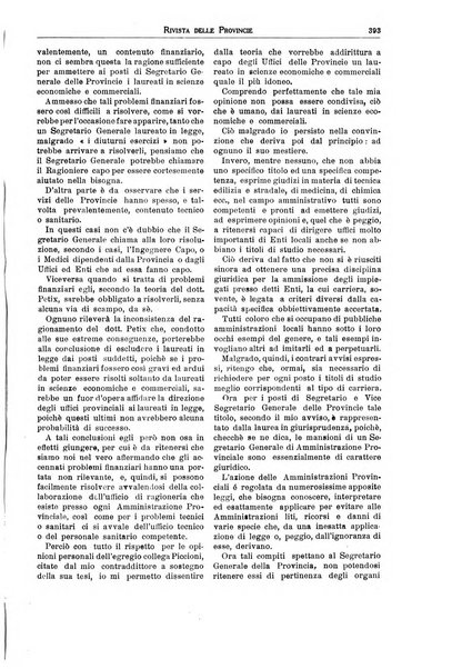 Rivista delle province bollettino dell'Unione delle province d'Italia