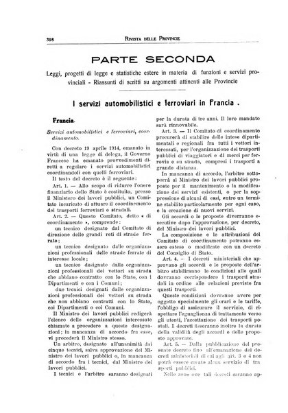 Rivista delle province bollettino dell'Unione delle province d'Italia