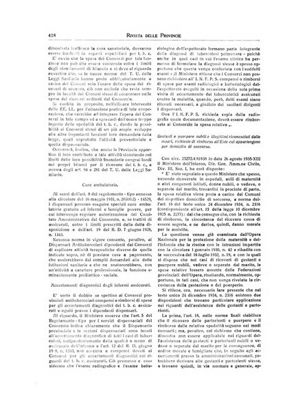 Rivista delle province bollettino dell'Unione delle province d'Italia