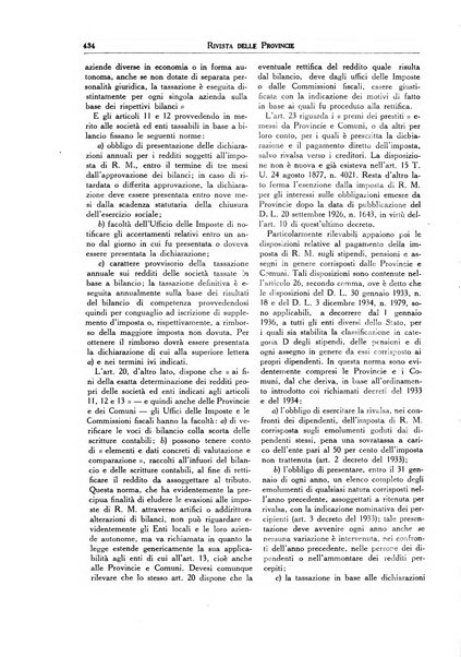 Rivista delle province bollettino dell'Unione delle province d'Italia