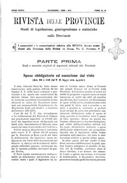 Rivista delle province bollettino dell'Unione delle province d'Italia