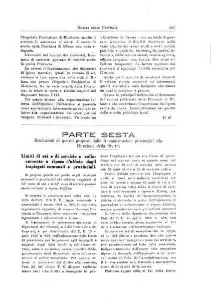 Rivista delle province bollettino dell'Unione delle province d'Italia