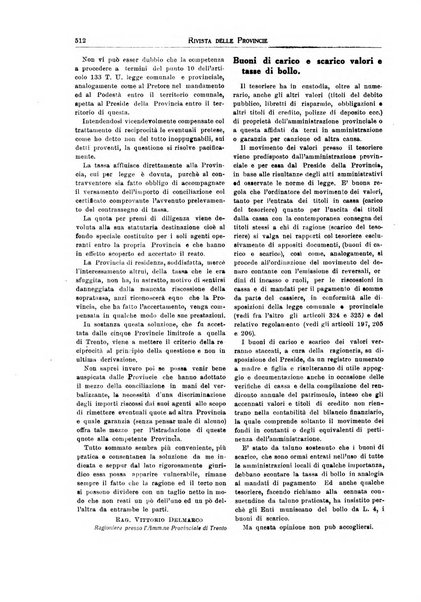 Rivista delle province bollettino dell'Unione delle province d'Italia