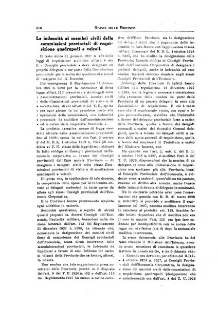 Rivista delle province bollettino dell'Unione delle province d'Italia