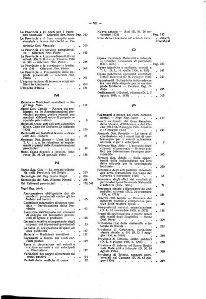 Rivista delle province bollettino dell'Unione delle province d'Italia