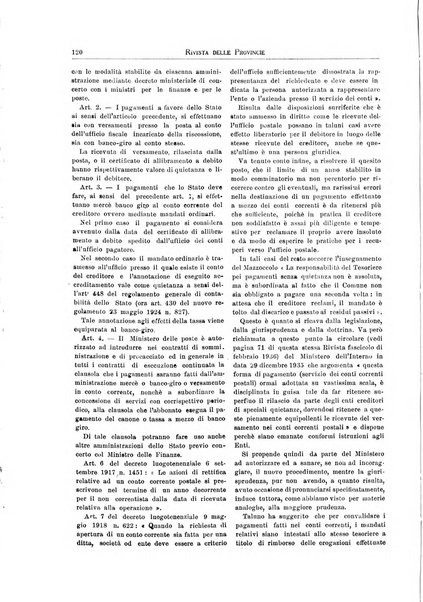 Rivista delle province bollettino dell'Unione delle province d'Italia