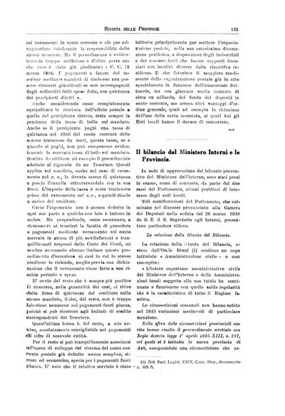 Rivista delle province bollettino dell'Unione delle province d'Italia