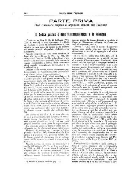 Rivista delle province bollettino dell'Unione delle province d'Italia