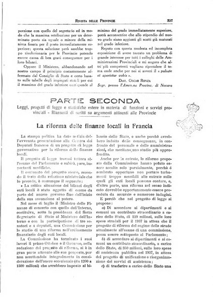 Rivista delle province bollettino dell'Unione delle province d'Italia