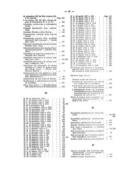 Rivista delle province bollettino dell'Unione delle province d'Italia