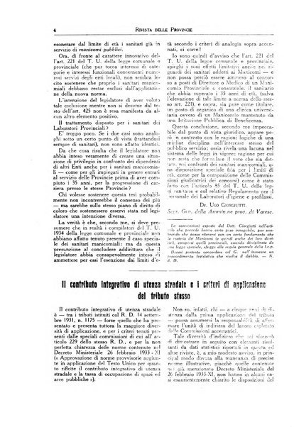 Rivista delle province bollettino dell'Unione delle province d'Italia