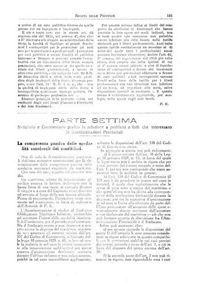 Rivista delle province bollettino dell'Unione delle province d'Italia