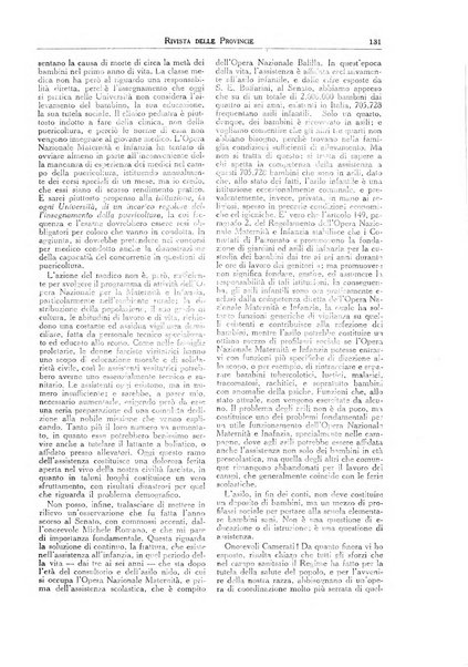 Rivista delle province bollettino dell'Unione delle province d'Italia