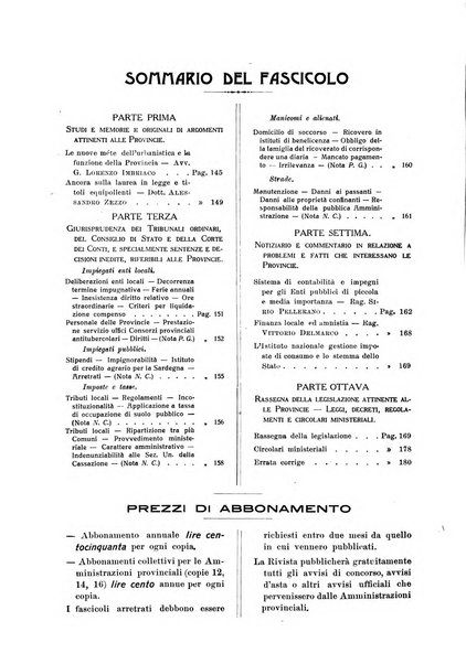 Rivista delle province bollettino dell'Unione delle province d'Italia