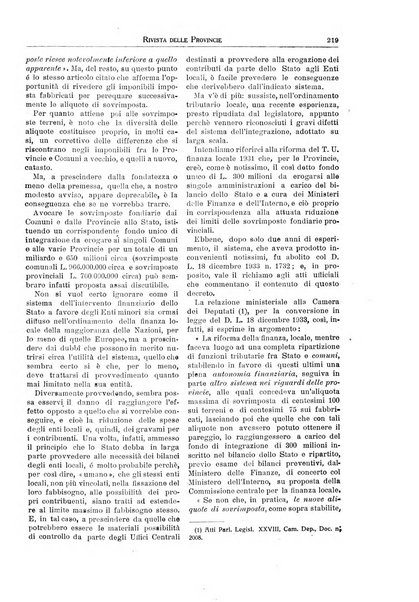 Rivista delle province bollettino dell'Unione delle province d'Italia