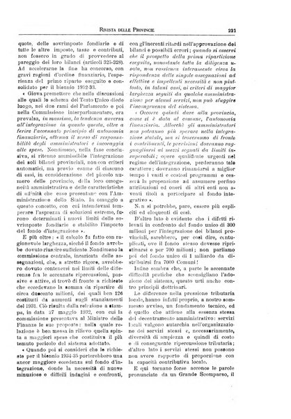 Rivista delle province bollettino dell'Unione delle province d'Italia