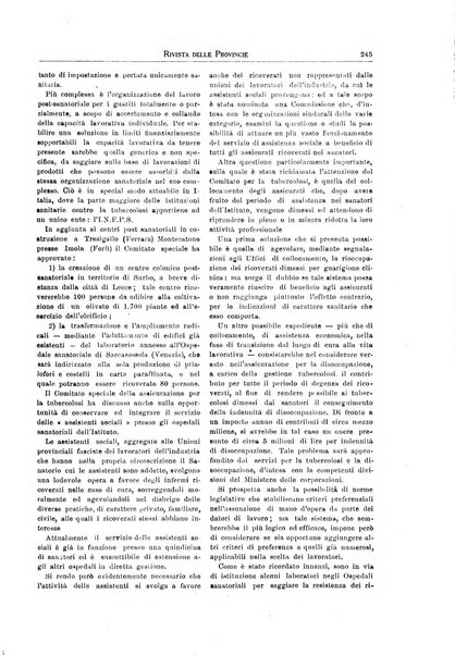 Rivista delle province bollettino dell'Unione delle province d'Italia