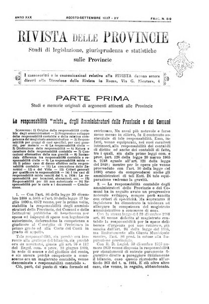 Rivista delle province bollettino dell'Unione delle province d'Italia