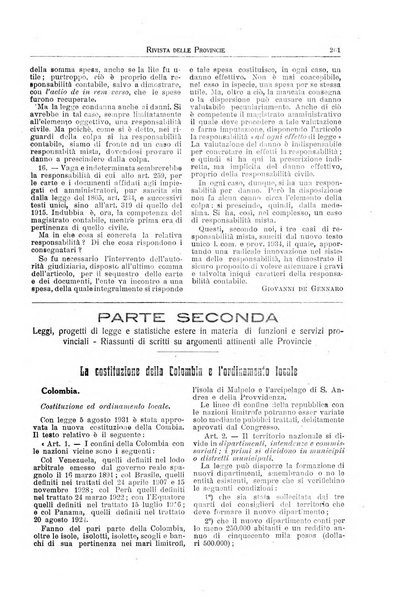 Rivista delle province bollettino dell'Unione delle province d'Italia