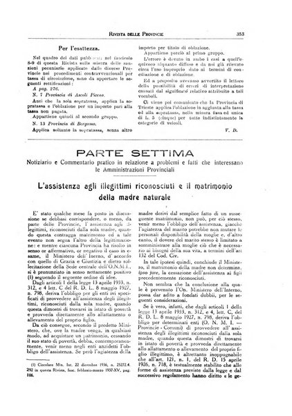 Rivista delle province bollettino dell'Unione delle province d'Italia