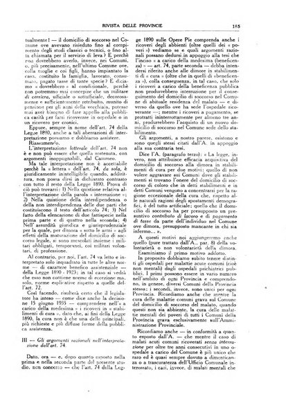 Rivista delle province bollettino dell'Unione delle province d'Italia