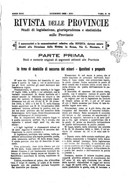 Rivista delle province bollettino dell'Unione delle province d'Italia