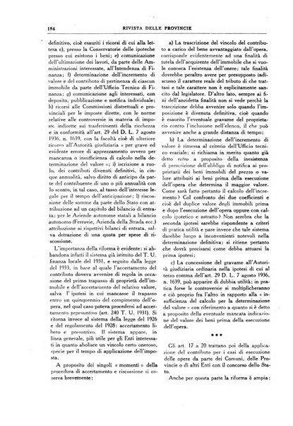 Rivista delle province bollettino dell'Unione delle province d'Italia