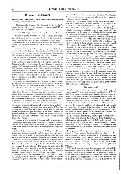 Rivista delle province bollettino dell'Unione delle province d'Italia