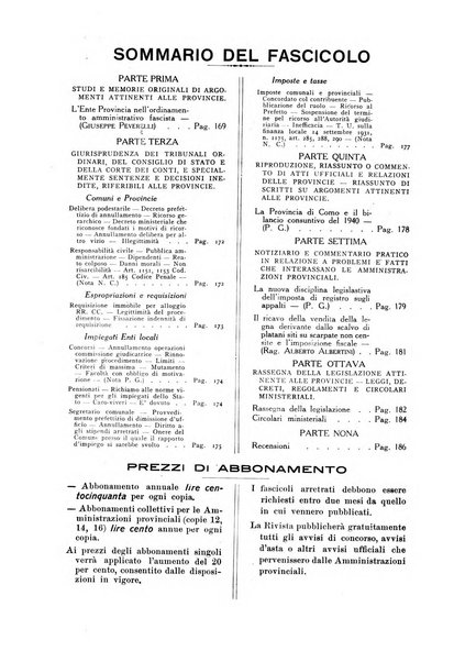 Rivista delle province bollettino dell'Unione delle province d'Italia