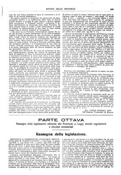 Rivista delle province bollettino dell'Unione delle province d'Italia