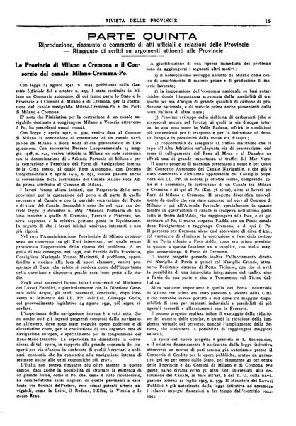 Rivista delle province bollettino dell'Unione delle province d'Italia