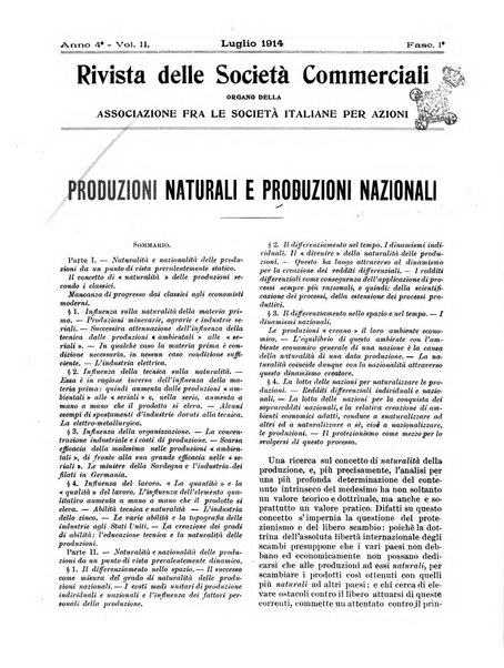 Rivista delle società commerciali organo della Associazione fra le società italiane per azioni