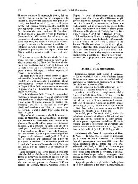 Rivista delle società commerciali organo della Associazione fra le società italiane per azioni