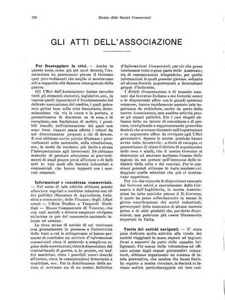 Rivista delle società commerciali organo della Associazione fra le società italiane per azioni