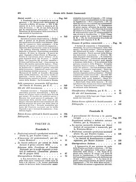 Rivista delle società commerciali organo della Associazione fra le società italiane per azioni