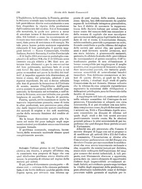 Rivista delle società commerciali organo della Associazione fra le società italiane per azioni