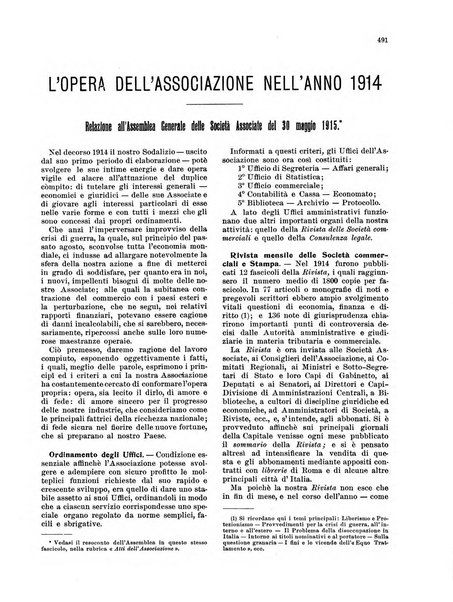 Rivista delle società commerciali organo della Associazione fra le società italiane per azioni